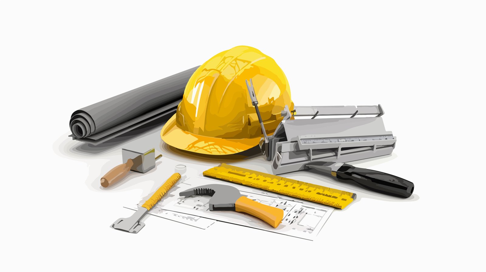 Construction site and building works