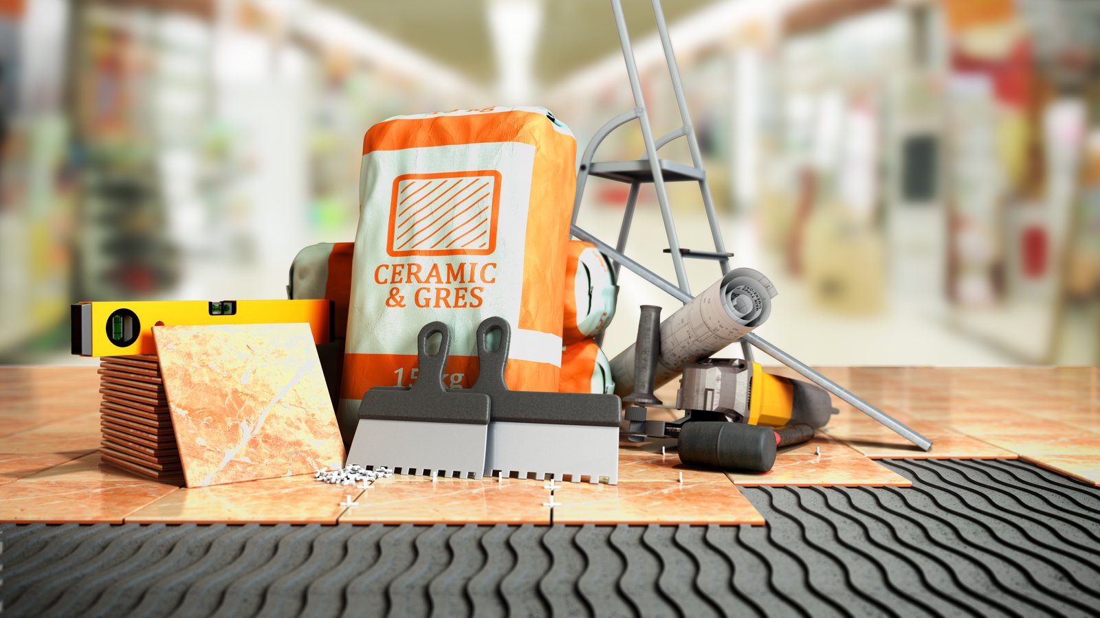 Construction material for building and structural work